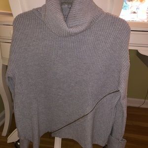Karen Millen turtle neck w zip detail